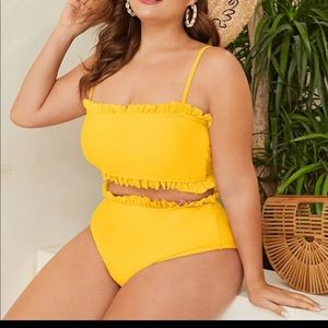 Two piece high waisted bikini